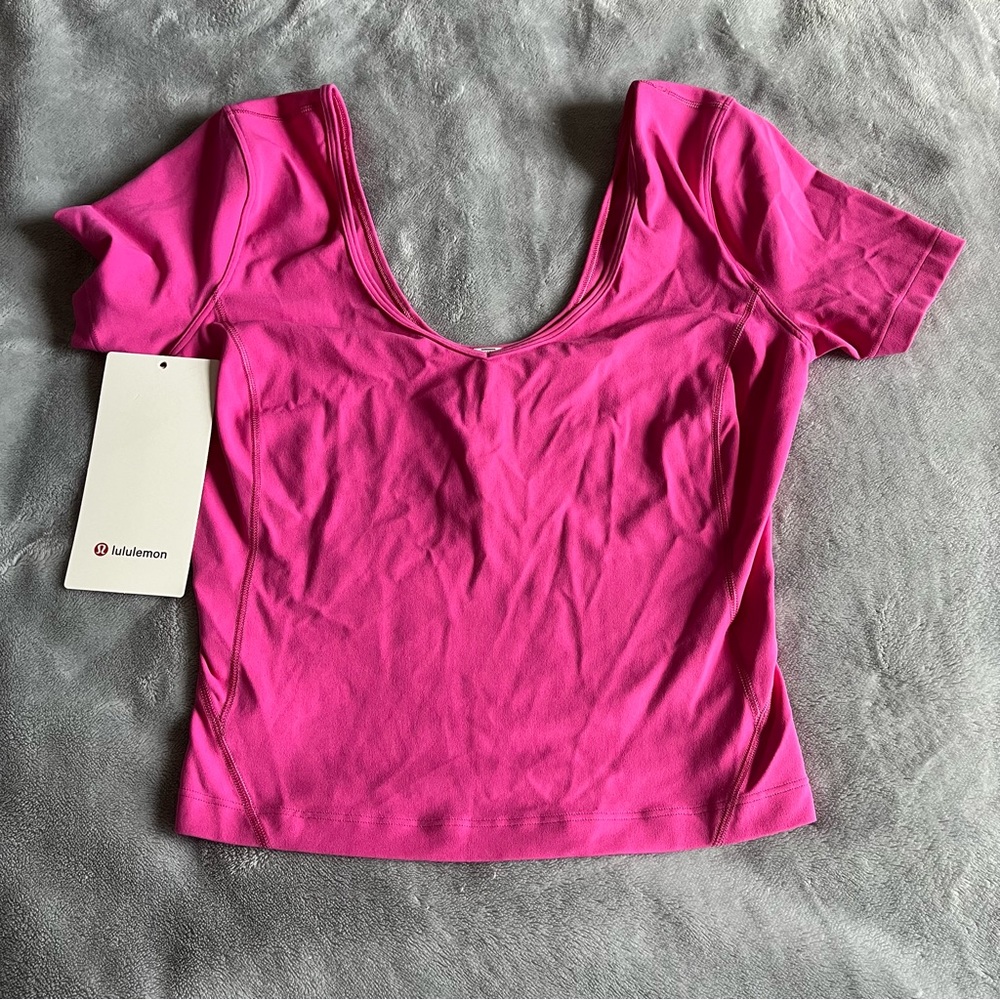Sonic pink lululemon align tee